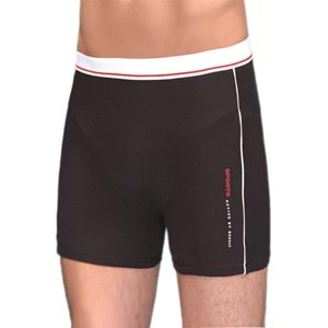 Berrak 1078 Silva Short Erkek Modal Boxer Şort - Siyah - S